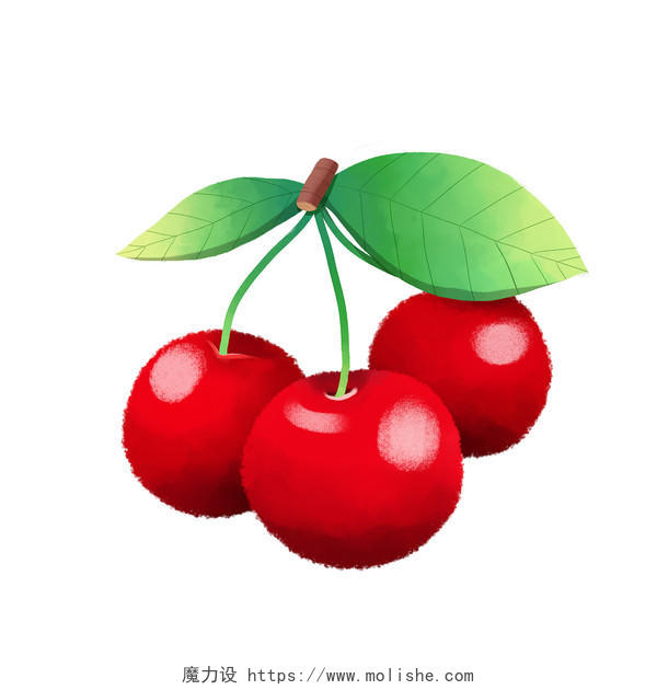 红色樱桃水果图